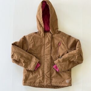 Carhartt Kids Brown Hooded Jacket